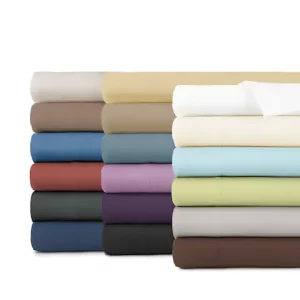 Single color bed sheet